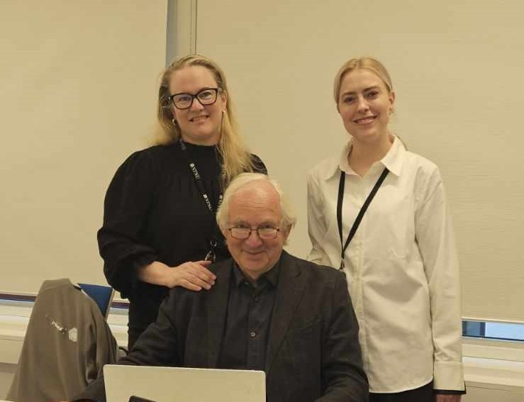 Lena Myran og Elise Rimer, begge TkMidt holdt foredrag på Harvard.